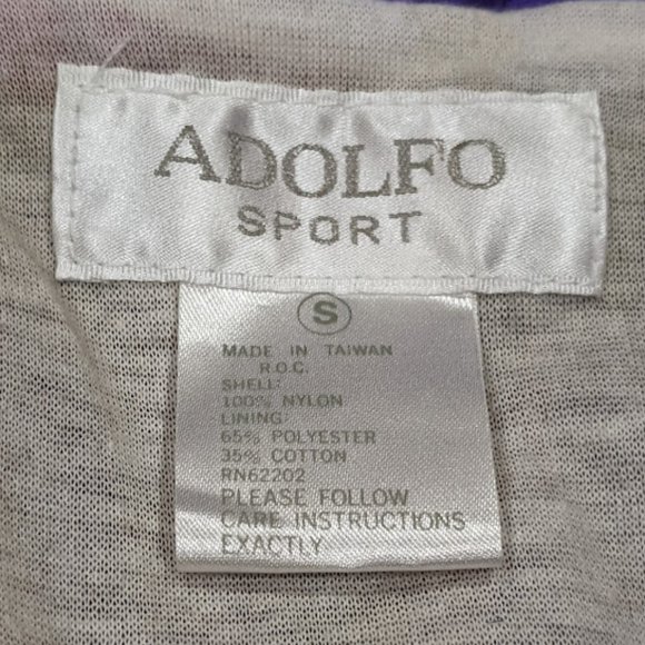 Adolfo Sport Retro Purple Track Suit - Picture 9 of 9